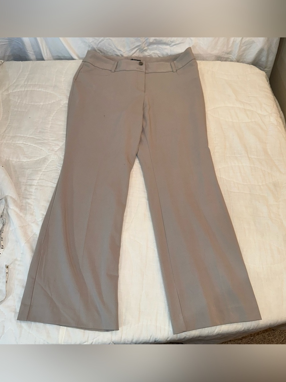 Alfani Women’s Taupe Dress Pants Size 16 Stretch Career Work Slacks